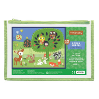 Mudpuppy - Forest Friends Pouch Puzzle 12pc