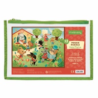 Mudpuppy - Puppy Playtime Pouch Puzzle 12pc