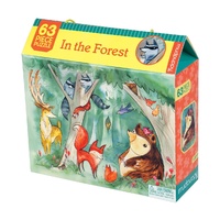 Mudpuppy - In the Forest Puzzle 63pc