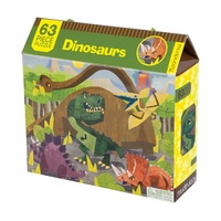 Mudpuppy - Dinosaurs Puzzle 63pc