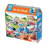 Mudpuppy - On the Road Puzzle 63pc