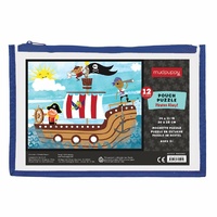 Mudpuppy - Pirates Ahoy Pouch Puzzle 12pc