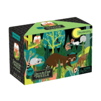 Mudpuppy - In the Forest Glow-in-the-Dark Puzzle 100pc