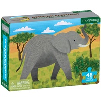 Mudpuppy - Mini Puzzle - Elephant 48pc