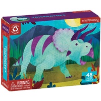 Mudpuppy - Mini Puzzle Triceratops 48pc