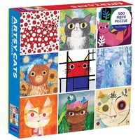 Mudpuppy - Artsy Cats Puzzle 500pc