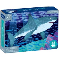 Mudpuppy - Mini Puzzle Great White Shark 48pc
