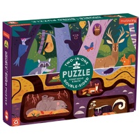 Mudpuppy - Forest Above & Below Double-Sided Puzzle 100pc