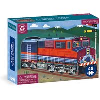 Mudpuppy - Freight Train Mini Puzzle 48pc