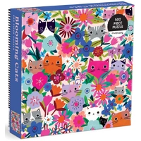 Mudpuppy - Blooming Cats Family Puzzle 500pc
