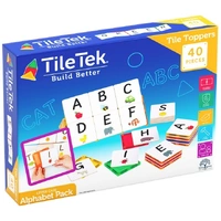 TileTek - Tile Topper Alphabet Upper Case Pack 40pc