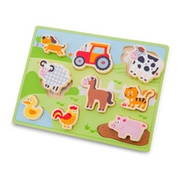 New Classic Toys - Farm Puzzle 9pc