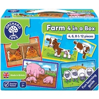 Orchard Toys - Farm 4 In a Box Puzzles