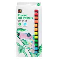 EC - Jumbo Oil Pastels Fluoro (12 pack)