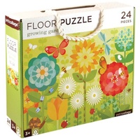 Petit Collage - Floor Puzzle - Garden Life 24pc