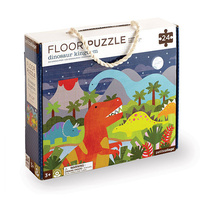 Petit Collage - Dinosaur Kingdom Floor Puzzle 24pc