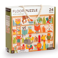 Petit Collage - Floor Puzzle - Wild Reading 24pc