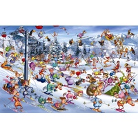 Piatnik - Ruyer, Christmas Skiing Puzzle 1000pce