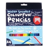 Micador - Colourfun Water Soluble Pencils (24 pack)