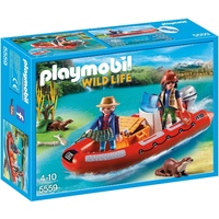 Playmobil - Inflatable Boat with Explorers 5559