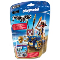 Playmobil - Blue Interactive Cannon with Pirate 6164