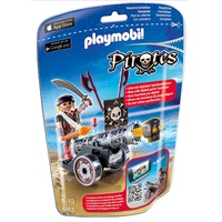Playmobil - Black Interactive Cannon with Raider 6165
