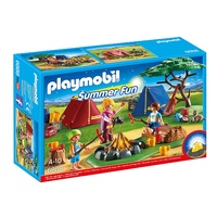 Playmobil - Camp Site with LED Fire 6888
