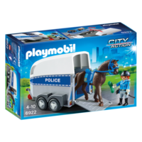 Playmobil - Police with Horse and Trailer 6922