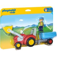 Playmobil - 1.2.3 Tractor with Trailer 6964