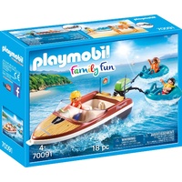 Playmobil - Speedboat with Tube Riders 70091