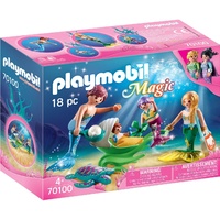 Playmobil - Family with Shell Stroller 70100