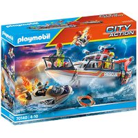 Playmobil - Fire Rescue with Personal Watercraft 70140