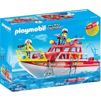 Playmobil - Fire Rescue Boat 70147
