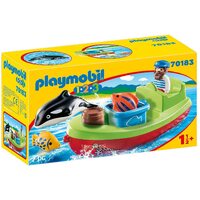 Playmobil - 1.2.3 Fisherman with Boat 70183
