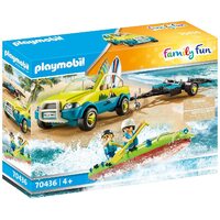 Playmobil - Beach Car with Canoe 70436