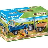 Playmobil - Tractor with Trailer 71249