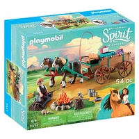 Playmobil - Spirit - Lucky's Dad and Wagon 9477