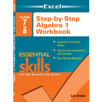Excel Essential Skills - Step-by-Step Algebra 1 Years 7 8