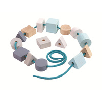 PlanToys - Geo Lacing Beads