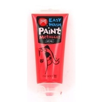 Micador - Easy Wash Paint - Metallic Red, 120ml