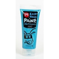 Micador - Easy Wash Paint - Metallic Blue, 120ml