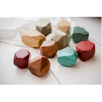 Qtoys - Coloured Wooden Gems