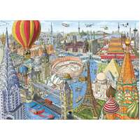 Ravensburger - Around the World in 80 Days Puzzle 1000pc