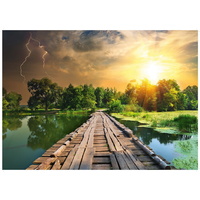 Ravensburger - The Wooden Footbridge Puzzle 1000pc