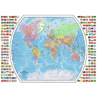 Ravensburger - Political World Map Puzzle 1000pc