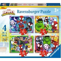Ravensburger - Spidey & His Amazing Friends 4 Puzzles In A Box