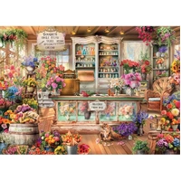 Ravensburger - All Seasons Flower Shop Puzzle 1000pc