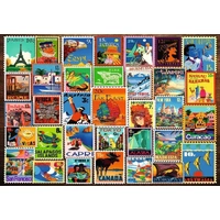 Ravensburger - Travel Stamps Large Format Puzzle 200pc