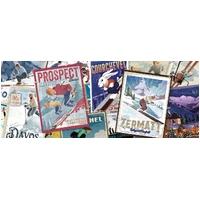 Ravensburger - Vintage Ski Posters Panoramic Puzzle 1000pc