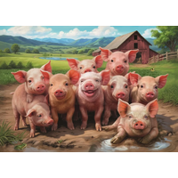 Ravensburger - Piggies Large Format Puzzle 500pc